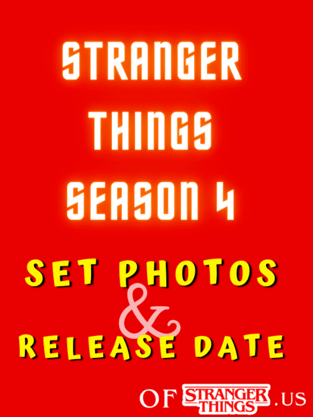 Stranger Things Season 4 Set Photos [New]