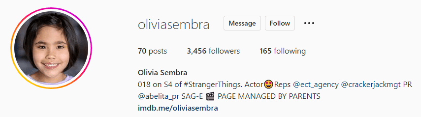 Olivia Sembra Instagram