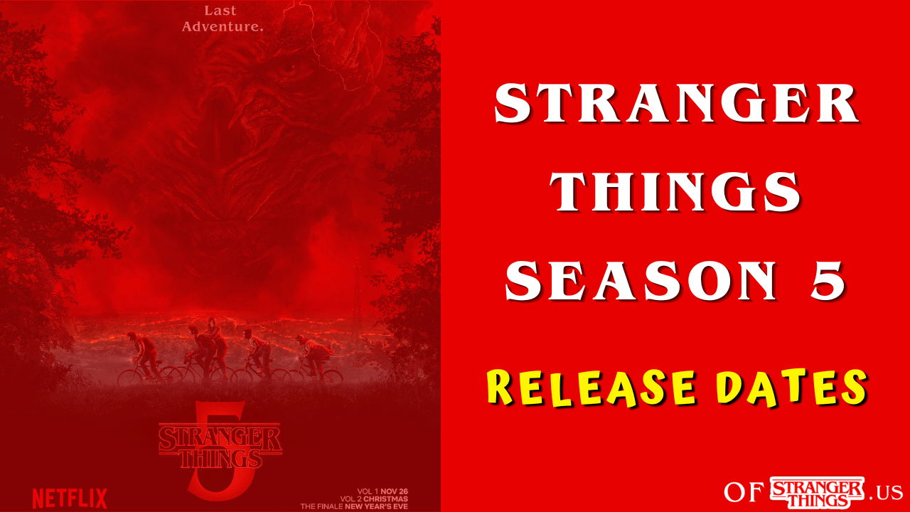 Stranger Things Season 5 Release Dates by Country